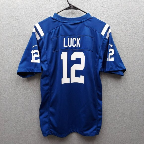 Andrew Luck NFL Colts Jersey XL Blue Nike 100% Polyester - Picture 2 of 5